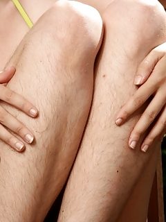 Amber Natural Tits With Hairy Pussies